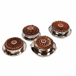 Silver Metal Chocolate Bowl For Wedding Party Decor Premium Stainless Steel Sweet Serving Tray Handmade Decorative <b>Confectionery</b> - Product Image 2