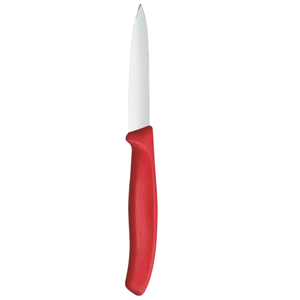 Red Handle Paring <b>Knives</b> Stainless Steel Sharp Blade Kitchen Peeling <b>Knives</b> for Fruit Vegetable <b>Slicing</b> Garnishing and Food - Product Image 2
