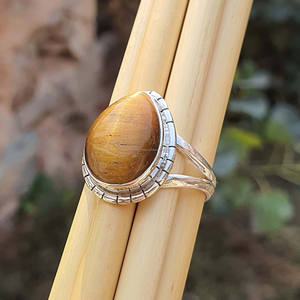 Bagues œil de tigre originales pour femmes Créateur en argent sterling 925 Bijoux populaires populaires en vogue Vente d'été Fournisseurs de gros vérifiés - Product Image 4