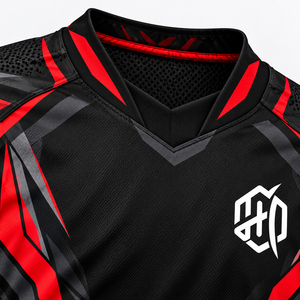Camiseta de Paintball Personalizada de Manga Larga con Cuello en V, Coderas Acolchadas, Transpirable, Uniforme de Equipo para Torneos, Fabricante OEM - Product Image 3