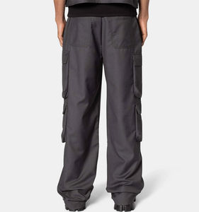 บริการ OEM กางเกงคาร์โก้ทรงคลาสสิกแบบสั่งทำพิเศษ ทรงหลวม คุณภาพสูง ติดกระดุม ทรงโอเวอร์ไซส์ สำหรับผู้ชาย - Product Image 5