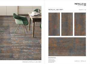 Azulejos de porcelana de calidad premium con acabado metálico 60x120cm 600x1200mm tamaño 24x48 para paredes y suelos interiores de lujo. - Product Image 2