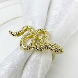 Anillos de Servilleta Modernos de Metal y Hierro para Mesa de Comedor, Accesorios Elegantes para Camping, Restaurante y Hogar, Ecológicos y Duraderos - Product Image 6