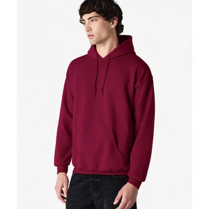 Sudadera con Capucha Unisex, Oferta de Invierno, Corte Regular, Marca Privada, Manga Larga, Bolsillo Frontal Tipo Canguro, Lisa, 100% Algodón Felpa - Product Image 1