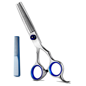 Ciseaux de coiffure professionnels à lames affûtées en acier à haute teneur en carbone, ciseaux à effiler pour droitiers - Product Image 1