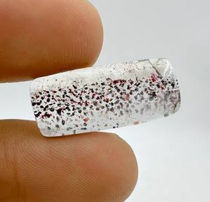 Cabochon de pierre précieuse Super Seven naturelle de 13,00 carats, cabochon Super Seven de bonne qualité pour la fabrication de bijoux, taille 25x11x5 mm, vente en gros - Product Image 3