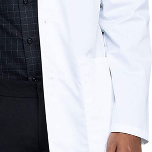 Blouse médicale de sécurité pour hommes, grande taille, légère, vêtements d'hôpital avec détection d'aiguilles, tissu blanc sécurisé avec grandes poches - Product Image 4