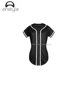 Onstyle Sports, camisetas de béisbol para mujer, uniformes de sublimación personalizados, malla transpirable de secado rápido, diseño abotonado para la práctica del equipo - Product Image 6