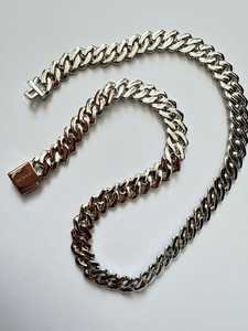 Cadena de Eslabones para Hombre de Plata de Ley 925 con Moissanita VVS de Corte Redondo, Chapada en Rodio de Lujo, Estilo Hip Hop, con Incrustaciones de Circonitas, Fabricante de Cadenas - Product Image 5