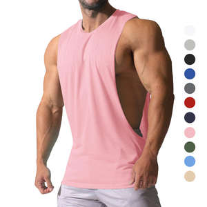 Camiseta sin mangas para hombre, nueva colección primavera-verano, estilo deportivo casual, color liso, para hombre musculoso - Product Image 6