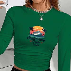 ANNIVERSARY CRUISE 2025 camisa de manga larga de moda para mujer - Product Image 1