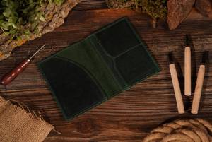 Secure Flight Genuine Leather Passport Holder Travel <b>Wallet</b> Custom Logo <b>RFID</b> <b>Blocking</b> Passport Cover Case Fashion Daily Use - Product Image 5