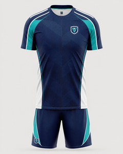 Vibe Craft Men's Soccer Jersey Set Maroon Gray Short Sleeve Moisture Wicking <b>Athletic</b> Fit All Seasons cheap price wholesale - Product Image 2