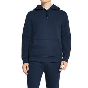 Conjunto de Sudadera con Capucha y Pantalones Deportivos para Hombre, Color Sólido Informal, Manga Larga, Corte Regular, Transpirable, de Algodón, para Otoño - Product Image 4