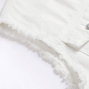 Camisas de Mezclilla sin Mangas Hechas a Medida de Alta Calidad, Ecológicas, de Secado Rápido, Transpirables, 100% Algodón, para Hombre, a Bajo Precio - Product Image 3