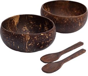 ชุดชามสลัดกะลามะพร้าวธรรมชาติทำจาก Eco2go เวียดนาม/วา0084911585628ถ้วยช้อนทำโลโก้ฟรี - Product Image 1