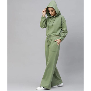 Chándal Ligero con Capucha para Mujer, de Secado Rápido, 100% Algodón, Transpirable, para Uso en Exteriores en Invierno, Diseño Sólido, Precio Bajo - Product Image 5