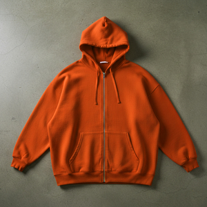 Custom Factory Streetwear Autumn <b>Pullover</b> <b>Men</b> 100% Cotton Fleece 400GSM Thick Heavyweight Lined Solid Eco-Friendly Hoodie Fur - Product Image 3