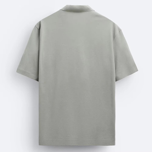 <b>Men's</b> Polo <b>T</b> <b>Shirt</b> Stretch Short Sleeve Casual Collared Top for Summer Outdoor Sports Daily Wear <b>Khaki</b> Comfortable Stylish - Product Image 3