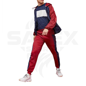 Unisex Windbreaker Tracksuits 2-Piece Set Customized Logo & Print Nylon Streetwear Lightweight Top & Pants Zippers - Product Image 2