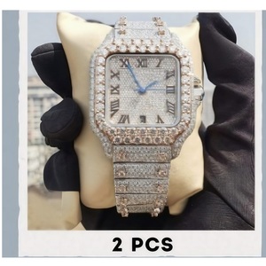 Top Quality Moissanite Diamond <b>Watch</b> for Business Travel or <b>Holiday</b> Vacation and Daily Luxury Fashion at Good Price - Product Image 4