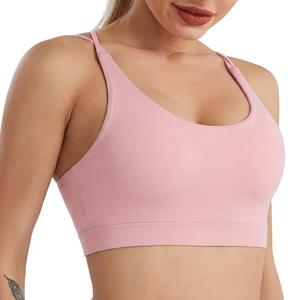 Conjunto de Sujetador Deportivo de Yoga para Mujer a Precio Razonable, Ropa Deportiva para Gimnasio, Tirantes Fijos, Alta Sujeción, Secado Rápido, Cierre Frontal - Product Image 5