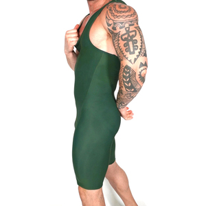 High Quality Custom Printed Breathable <b>Wrestling</b> <b>Singlets</b> for <b>Men</b> with UV Protection Soft Fabric Made for Training - Product Image 2