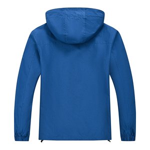 Veste coupe-vent pour homme avec poche zippée, rangement sécurisé, manteau de sport, fermeture éclair discrète, vêtement d'extérieur technique performant - Product Image 2
