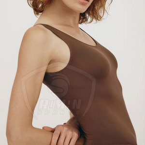 Nuevo Diseño 2026: Traje de Cuerpo Entero para Mujer, Poliéster/Spandex, Ropa Deportiva, Diseño Sólido, Sin Mangas, Ajuste Delgado - Product Image 4
