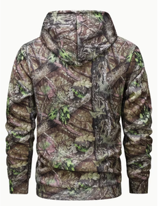 Sweat-shirt à capuche camouflage pour homme, doublé polaire, chaud, décontracté, pour l'extérieur, imprimé sur mesure, sweat-shirt à capuche camouflage tendance pour l'extérieur - Product Image 2