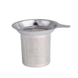 Reliable Performance Stainless Steel <b>Strainer</b> with Wooden Handle Fine Mesh <b>Colander</b> for Kitchen Use - Product Image 3