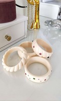 Bracelet en résine florale avec de vraies fleurs séchées |   Bracelet transparent fait main