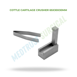 Casse-cartilage Cottle 65x30x30mm, instrument chirurgical ORL, outil de broyage du cartilage pour rhinoplastie - Product Image 2