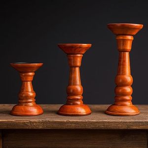 Hand-Turned Mango Wood Spiral Twist Candle Holders Wholesale | Artisan India - Product Image 5