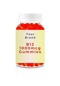 อาหารเสริมสมุนไพร OEM ผลิตในสหรัฐอเมริกา วิตามินบี 12 รสผลไม้เข้มข้น (1000mcg) สำหรับผู้ใหญ่ แบบเยลลี่ ขายแล้ว - Product Image 1