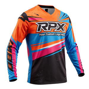 Jersey de Motocross Personalizado para Motocross, Carreras Todoterreno, Montaña, Ropa de Carreras Automovilísticas, Jersey de Motocross con Estampado Unisex - Product Image 2