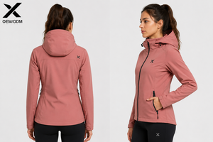 Chaquetas Softshell Urbanas y de Moda para Mujer X Sports City, Resistentes al Agua y al Viento, Acolchadas para Invierno, de Color Sólido, de Poliéster - Product Image 2