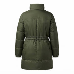 Premium Women's Long Quilted Puffer <b>Jacket</b> <b>Winter</b> Warm Belted Insulated Coat Outdoor Fashion OEM Manufacturer - Product Image 2