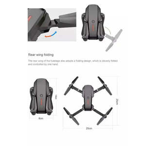 E88 Pro Mini Foldable 4K <b>Camera</b> Drone for Beginners 10km Transmission Range 5km/h Speed 4 Propellers Outdoor Use <b>Remote</b> Control - Product Image 2