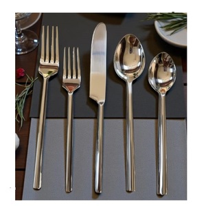 Cuillères et fourchettes en métal avec finition cuivrée, couverts décoratifs pour table, accessoires de cuisine - Product Image 2