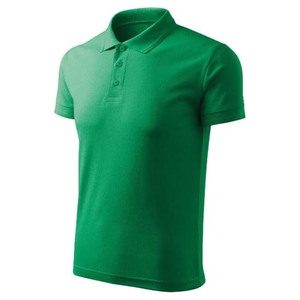 Polo de Manga Corta para Hombre, Color Verde Sólido, Tejido de Punto, Corte Regular, Ropa Casual - Product Image 2