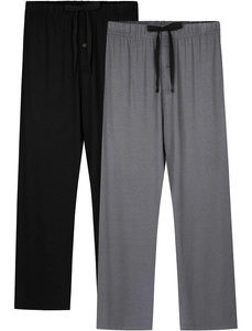 Ensemble de vêtements décontractés pour homme à manches longues, mélange de spandex/coton, respirant, écologique, pyjama, coupe décontractée, vêtements de maison pour l'été - Product Image 1