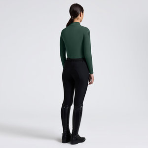 High Quality 4way Stretch Horse Riding Equestrian Shirt Top <b>Base</b> <b>Layer</b> Competition Show Shirt Polo in Soft Feel Technical Fabric - Product Image 6