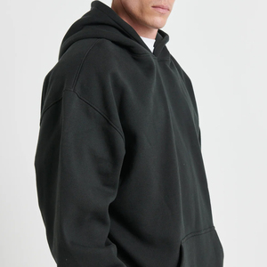 Sudaderas con capucha extragrandes de nuevo diseño para hombre, con logotipo personalizado, hombros caídos, a precio económico. - Product Image 3