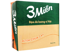 Fideos Instantáneos Fritos con Carne de Res y Hierbas, Marca Vietnamita, 65g/taza, Cocción en 2-3 Minutos, Precio Económico, 3 Unidades - Product Image 6