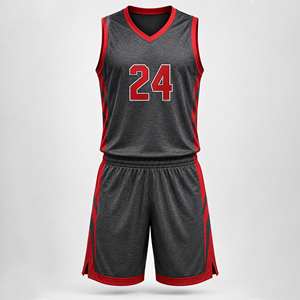 Conjunto de Uniforme de Baloncesto Moderno, Jersey de Malla Heather, Pantalones Cortos a Juego, Costuras Reforzadas, Ropa Deportiva para Equipos, Proveedor Mayorista - Product Image 1