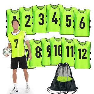 Chalecos de Entrenamiento, Camisetas Deportivas para Equipos, para Adultos y Jóvenes, Fútbol, Transpirables, Ligeros, Numerados, para Práctica - Product Image 1