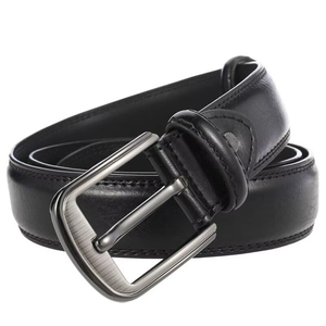Ceinture en cuir pour homme, ceinture en cuir de vachette de haute qualité, ceinture en cuir véritable pour homme, ceinture à boucle tendance pour homme - Product Image 2
