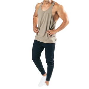 Camiseta sin mangas con capucha para hombre, talla grande, con lentejuelas, logo personalizado, transpirable, para gimnasio, entrenamiento, deporte, fitness, atletismo, running, con insignia bordada - Product Image 6
