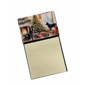 Perro Pastor Belga acogedor titular de notas adhesivas de Navidad almohadillas de notas autoadhesivas almohadillas de notas recargables escritorio en blanco decoraciones de Navidad - Product Image 1